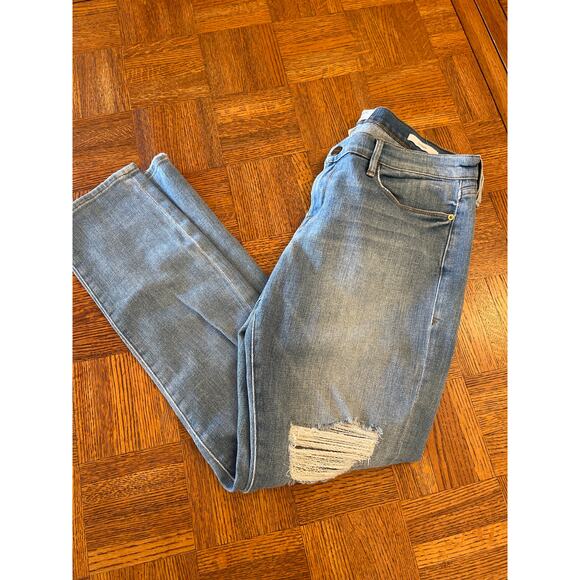 FRAME Le Garçon distressed jeans size 29 - Picture 6 of 6